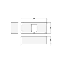 Duravit D-Code Badewanne 420x800x1800mm, 150l, Weiß glänzend, Rechteckig, Einb... DURAVIT-700101000000000 4021534386534 (Abb. 1)