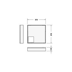 Duravit D-Code Duschwanne 900x900x85mm, Quadratisch, Weiß glänzend, aus Sanitä... DURAVIT-720102000000000 4021534823985 (Abb. 1)