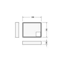Duravit D-Code Duschwanne 800x1000x85mm, Rechteckig, Weiß, aus Sanitäracryl, A... DURAVIT-720106000000000 4021534824142 (Abb. 1)
