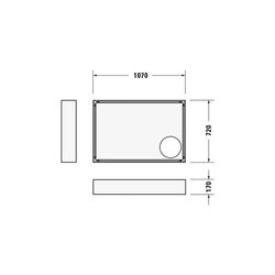 Duravit D-Code Duschwanne 750x1100x85mm, Rechteckig, Weiß glänzend, aus Sanitä... DURAVIT-720097000000000 4021534822803 (Abb. 1)