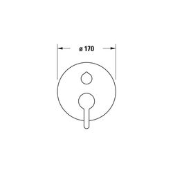 Duravit C.1 Einhebel-Brausemischer Unterputz, Anzahl Verbraucher 2, Chrom, Hand-/... DURAVIT-C14210012010 7612158492274 (Abb. 1)
