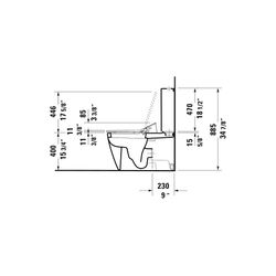 Duravit SensoWash Slim Dusch-WC 539x373mm, Weiß, Absenkautomatik, Fernbedienun... DURAVIT-611000002304300 4053424688756 (Abb. 1)