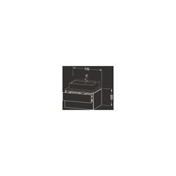 Duravit L-Cube Konsolenwaschtischunterbau wandh. 547x720x400mm ohne KSP Eiche Matt... DURAVIT-LC581601616 4063382092434 (Abb. 1)