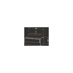 Duravit L-Cube Konsolenwaschtischunterbau wandh. 547x920x400mm ohne KSP Natur Eich... DURAVIT-LC581803030 4063382089694 (Abb. 1)