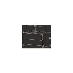 Duravit L-Cube Waschtischunterbau bodenstehend 481x1220x704mm Taupe Matt/ Grifflos... DURAVIT-LC662809191 4053424350219 (Abb. 1)