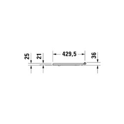 Duravit DuraStyle WC-Sitz Weiß Hochglanz, 377x43x447mm, ohne Absenkautomatik mit Wi... DURAVIT-0020610000 4053424039725 (Abb. 1)