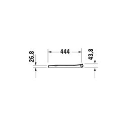 Duravit Design Classics WC-Sitz rechteckig Weiß Hochglanz, 371x63x463mm, Absenkauto... DURAVIT-0021190000 4053424682167 (Abb. 1)