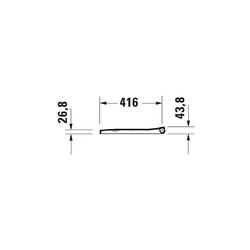 Duravit Design Classics WC-Sitz eckig Weiß Hochglanz, 371x63x433mm, mit Absenkautom... DURAVIT-0021290000 4053424682181 (Abb. 1)