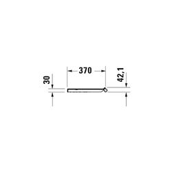 Duravit No.1 WC-Sitz rechteckig Weiß Hochglanz, 331x42x385mm, mit Absenkautomatik, ... DURAVIT-0021390000 4053424800363 (Abb. 1)