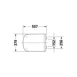 Duravit DuraStyle WC-Sitz Weiß Hochglanz 379x43x507mm, ohne Absenkautomatik, Edelst... DURAVIT-0062310000 4021534958656 (Abb. 1)
