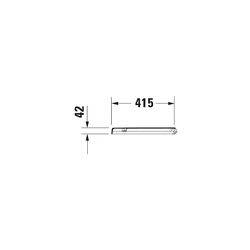Duravit Starck 3 WC-Sitz D-shaped, Weiß HG 370x43x431mm mit Absenkauto. Sitzgarnitu... DURAVIT-0063890000 4021534386190 (Abb. 1)