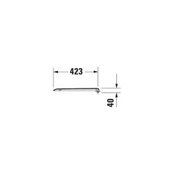 Duravit D-Code WC-Sitz Rechteckig, Weiß Hochglanz 359x50x443mm, mit Absenkautomatik... DURAVIT-0067390099 4021534966293 (Abb. 1)