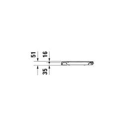 Duravit Vero WC-Sitz Rechteckig, Weiß Hochglanz 340x45x428mm mit Absenkauto. Sitzga... DURAVIT-0067690000 4021534403972 (Abb. 1)