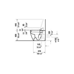 Duravit SensoWash Slim Dusch-WC 539x373mm, Weiß, Absenkautomatik, Fernbedienun... DURAVIT-611000002304300 4053424688756 (Abb. 1)