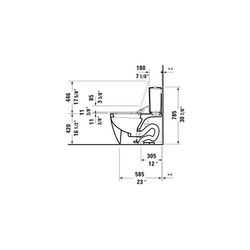 Duravit SensoWash Slim Dusch-WC 539x373mm, Weiß, Absenkautomatik, Fernbedienun... DURAVIT-611000002304300 4053424688756 (Abb. 1)
