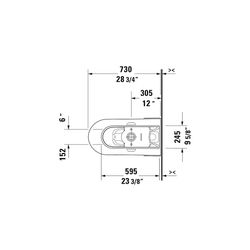 Duravit SensoWash Slim Dusch-WC 539x373mm, Weiß, Absenkautomatik, Fernbedienun... DURAVIT-611000002304300 4053424688756 (Abb. 1)