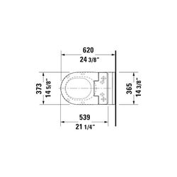 Duravit SensoWash Slim Dusch-WC 539x373mm, Weiß, Absenkautomatik, Fernbedienun... DURAVIT-611000002304300 4053424688756 (Abb. 1)