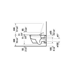 Duravit SensoWash Slim Dusch-WC 539x373mm, Weiß, Absenkautomatik, Fernbedienun... DURAVIT-611000002304300 4053424688756 (Abb. 1)
