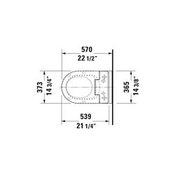 Duravit SensoWash Slim Dusch-WC 539x373mm, Weiß, Absenkautomatik, Fernbedienun... DURAVIT-611000002304300 4053424688756 (Abb. 1)