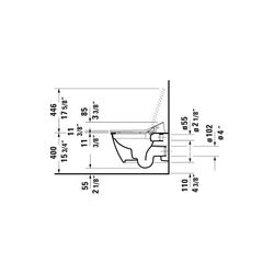 Duravit SensoWash Slim Dusch-WC 539x373mm, Weiß, Absenkautomatik, Fernbedienun... DURAVIT-611000002304300 4053424688756 (Abb. 1)
