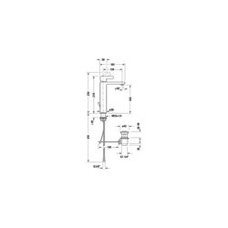 Duravit D-Neo Einhebel-Waschtischmischer L, Chrom, 5l/min, Hebelgriff, mit Garnit... DURAVIT-DE1030001010 8000177305030 (Abb. 1)