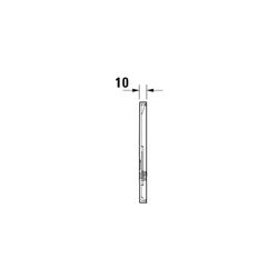 Duravit DuraSystem A2 Betätigungsplatte elektronisch für Urinal Infrarot Batterie... DURAVIT-WD5006023000 4053424507378 (Abb. 1)