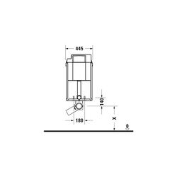 Duravit Installationselement Nasseinbau für WC DuraSystem 153x445x915mm, Nasseinb... DURAVIT-WD1015000000 4063382128614 (Abb. 1)