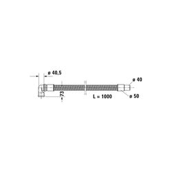 Duravit Ab- und Überlaufgarnitur mit Zulauf, Wanneneinlauf, Chrom glänzend, Qu... DURAVIT-792211000001000 4063382031006 (Abb. 1)