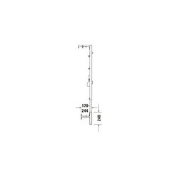 Duravit Waschtischelement, Verlängerungsset 240mm für erhöhten Bodenaufbau, Trock... DURAVIT-WD6012000000 4063382128782 (Abb. 1)