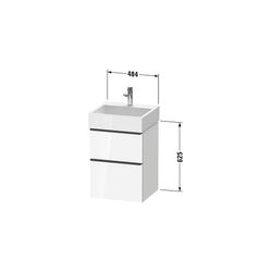 Duravit D-Neo Waschtischunterbau wandhäng. 442x484x625mm Eiche Marmoriert Matt... DURAVIT-DE4370034550000 4067116348774 (Abb. 1)