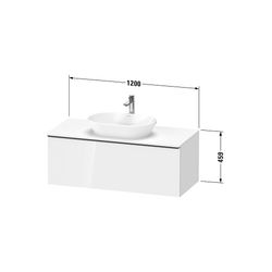 Duravit D-Neo Konsolenwaschtischunterbau wandh. 550x1200x459 Eiche Marmor. Mat... DURAVIT-DE4949010550000 4067116349702 (Abb. 1)