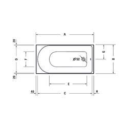 Duravit D-Neo Whirlwanne Rechteckig, Einbau, 700x1700x485mm, Jet Project, 1 Rü... DURAVIT-760478000JP1000 4063382135643 (Abb. 1)