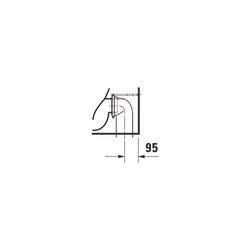 Duravit D-Neo Stand WC 580x370x400mm, Weiß Hochglanz, HygieneGlaze, Back to wall, 4... DURAVIT-2003092000 4063382016751 (Abb. 1)