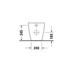 Duravit D-Neo Stand WC 580x370x400mm, Weiß Hochglanz, HygieneGlaze, Back to wall, 4... DURAVIT-2003092000 4063382016751 (Abb. 1)