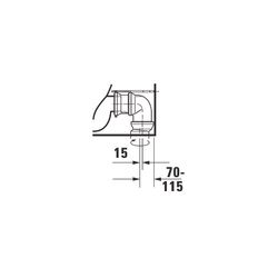 Duravit D-Neo Stand WC für Kombination 650x370x415mm, Weiß Hochglanz, 4/2l, Tiefspü... DURAVIT-2002090000 4063382016065 (Abb. 1)