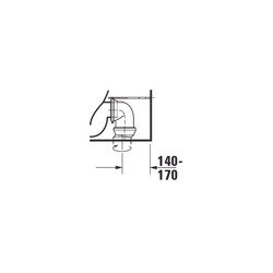 Duravit D-Neo Stand WC für Kombination 650x370x415mm, Weiß Hochglanz, 4/2l, Tiefspü... DURAVIT-2002090000 4063382016065 (Abb. 1)