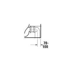 Duravit D-Neo Stand WC für Kombination 650x370x415mm, Weiß Hochglanz, 4/2l, Tiefspü... DURAVIT-2002090000 4063382016065 (Abb. 1)