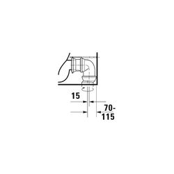 Duravit D-Neo Stand WC für Kombination 650x370x415mm, Weiß Hochglanz, 4/2l, Tiefspü... DURAVIT-2002090000 4063382016065 (Abb. 1)