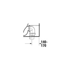 Duravit D-Neo Stand WC für Kombination 650x370x415mm, Weiß Hochglanz, 4/2l, Tiefspü... DURAVIT-2002090000 4063382016065 (Abb. 1)