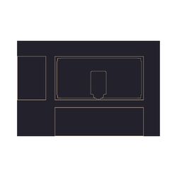 Duravit Starck Badewannenträger 870x1770x570mm, Rechteckig, gerade Seitenwand ... DURAVIT-791447000000000 4021534823817 (Abb. 1)
