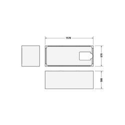Duravit D-Neo Badewanne 485x700x1600mm, 200l, Weiß glänzend, Rechteckig, Einba... DURAVIT-700472000000000 4063382129642 (Abb. 1)