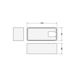 Duravit D-Neo Badewanne 485x750x1700mm, 234l, Weiß glänzend, Rechteckig, Einba... DURAVIT-700479000000000 4063382130259 (Abb. 1)