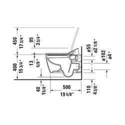 Duravit SensoWash Slim Dusch-WC 539x373mm, Weiß, Absenkautomatik, Fernbedienun... DURAVIT-611000002304300 4053424688756 (Abb. 1)