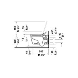 Duravit SensoWash Slim Dusch-WC 539x373mm, Weiß, Absenkautomatik, Fernbedienun... DURAVIT-611000002304300 4053424688756 (Abb. 1)