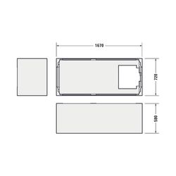 Duravit D-Neo Badewanne 485x750x1700mm, 234l, Weiß glänzend, Rechteckig, Einba... DURAVIT-700479000000000 4063382130259 (Abb. 1)
