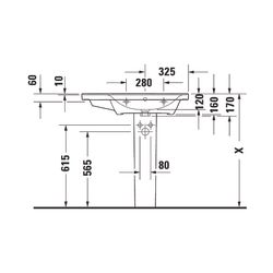 Duravit D-Neo Waschtisch 480x800x160mm, Weiß Hochglanz, Rechteckig, 1 Waschplatz R,... DURAVIT-2370800060 4063382016867 (Abb. 1)