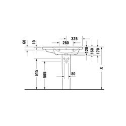 Duravit D-Neo Waschtisch 480x800x160mm, Weiß Hochglanz, Rechteckig, 1 Waschplatz R,... DURAVIT-2370800060 4063382016867 (Abb. 1)