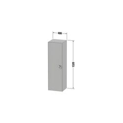 Duravit White Tulip Halbhochschrank Massivholz 360x400x1320mm Eiche Natur ma. Matt... DURAVIT-WT1333RH539 4063382124418 (Abb. 1)