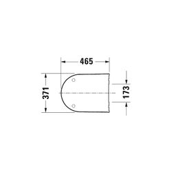 Duravit White Tulip WC-Sitz Weiß Hochglanz, 372x65x466mm, mit Absenkautomatik, Sitz... DURAVIT-0027090000 4063382101730 (Abb. 1)