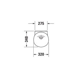 Duravit White Tulip Urinal 340x320x580mm Weiß Hochglanz HYG Rimless, Absauger, mit ... DURAVIT-2817302000 4063382018052 (Abb. 1)